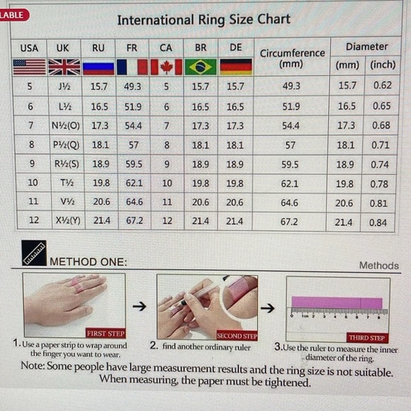 NWT Women's Stainless Steel Zircon Ring with Stone Size 11 - Picture 17 of 17